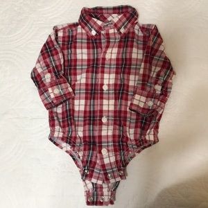 Gymboree Baby boys Oxford onesie 0-3 months